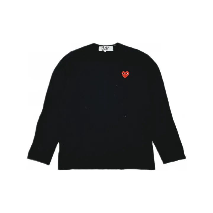 Comme des Garcons Comme des Garcons Play Black Long Sleeve T-Shirt 0079 Size US L / EU 52-54 / 3 - 2 Thumbnail