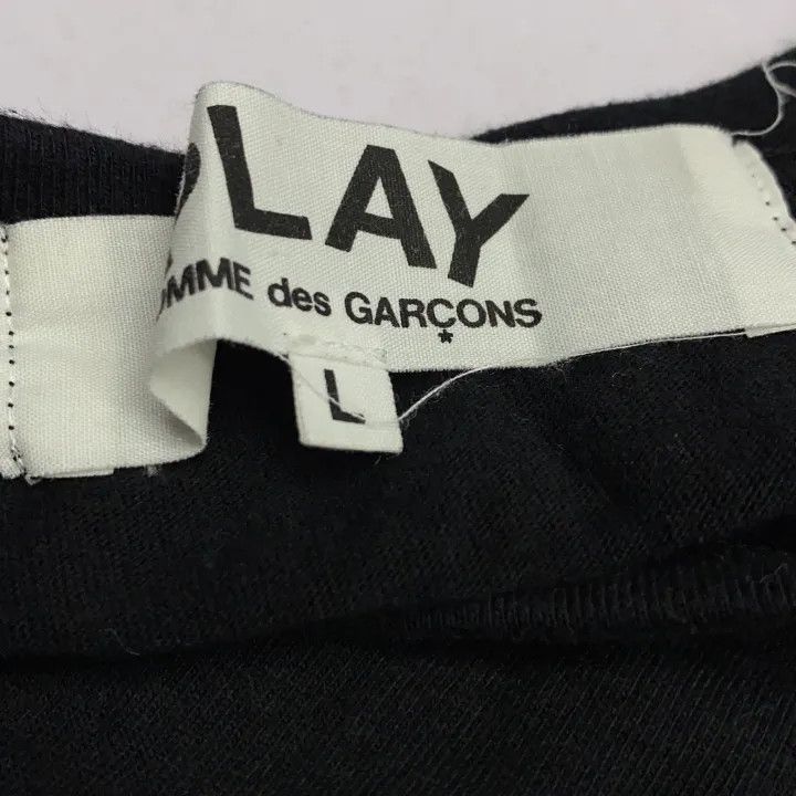 Comme des Garcons Comme des Garcons Play Black Long Sleeve T-Shirt 0079 Size US L / EU 52-54 / 3 - 5 Thumbnail