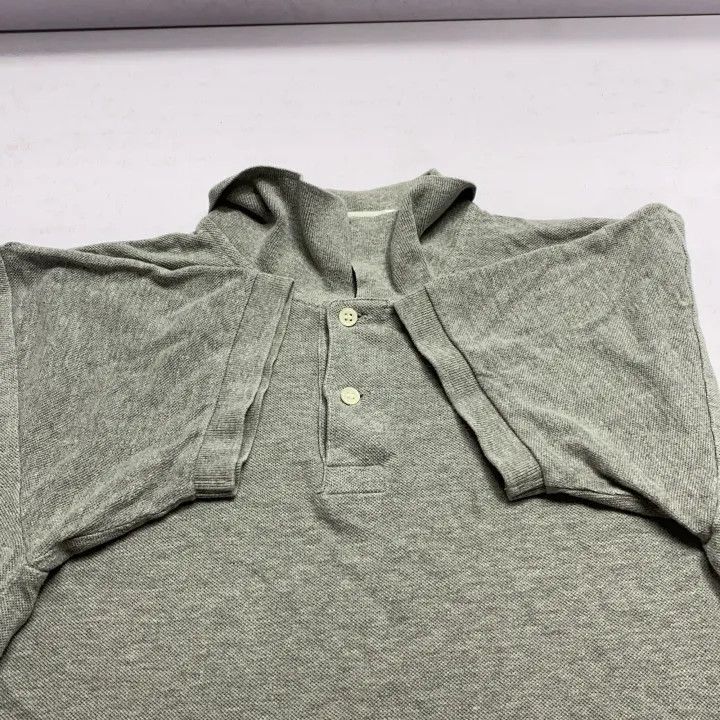 Comme des Garcons Comme des Garçons Play Gray Logo Polo Shirt 0079 Size US L / EU 52-54 / 3 - 8 Thumbnail