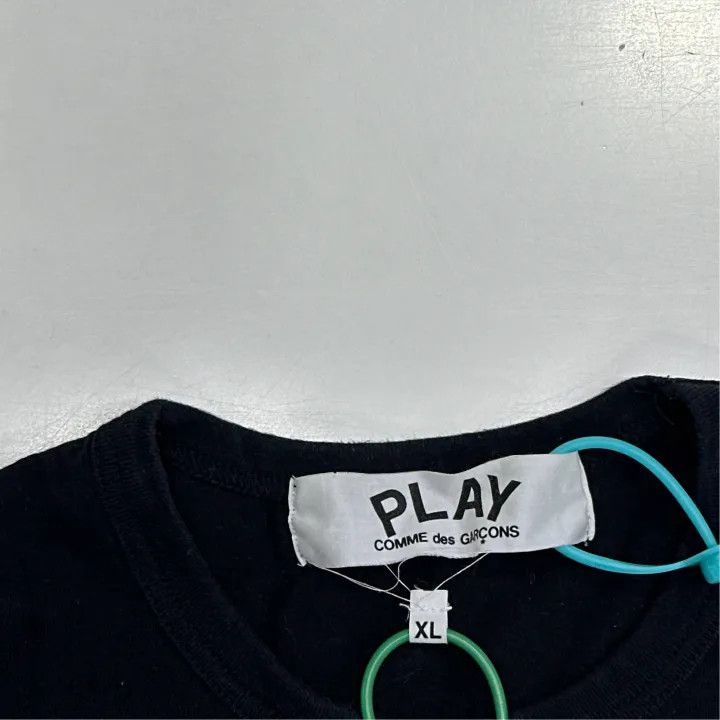 Comme des Garcons Comme des Garçons Play Black Heart T-Shirt 0079 Size US XL / EU 56 / 4 - 2 Thumbnail