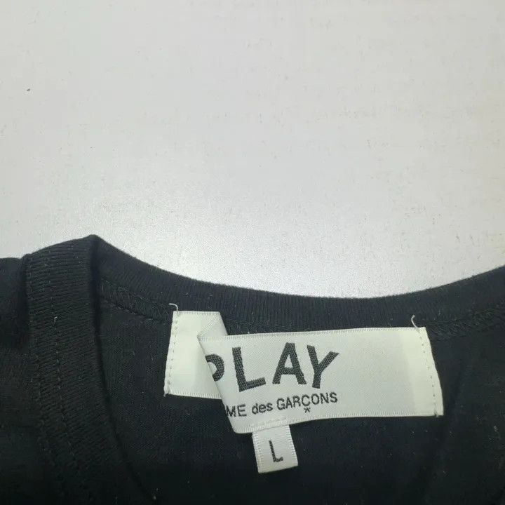 Comme des Garcons Comme Des Garçons Play Black Long Sleeve Tee 0079 Size US L / EU 52-54 / 3 - 4 Thumbnail
