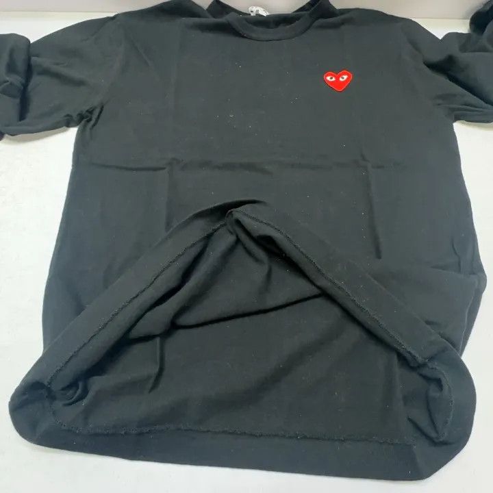 Comme des Garcons Comme Des Garçons Play Black Long Sleeve Tee 0079 Size US L / EU 52-54 / 3 - 7 Thumbnail