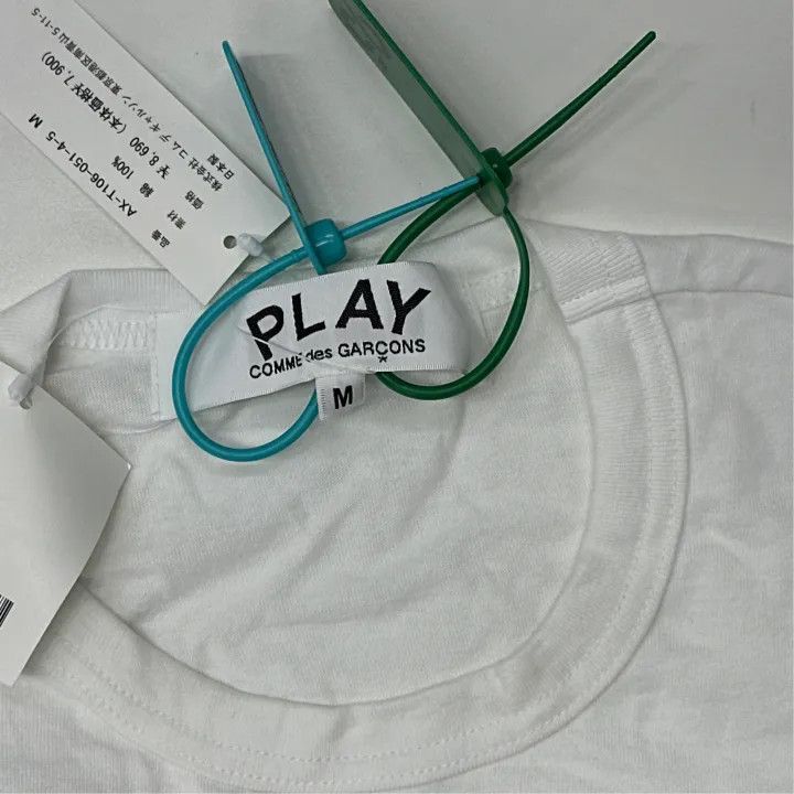 Comme des Garcons Comme des Garçons Play Pink Heart Short Sleeve Tee 0079 Size US M / EU 48-50 / 2 - 2 Thumbnail
