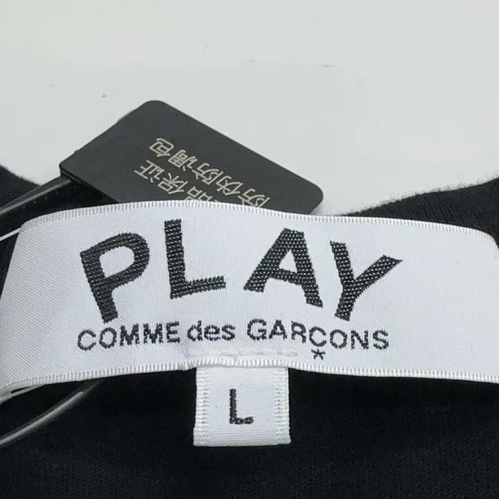 Comme des Garcons Comme des Garçons Play Black Heart Short Sleeve Tee 0079 Size US L / EU 52-54 / 3 - 4 Thumbnail