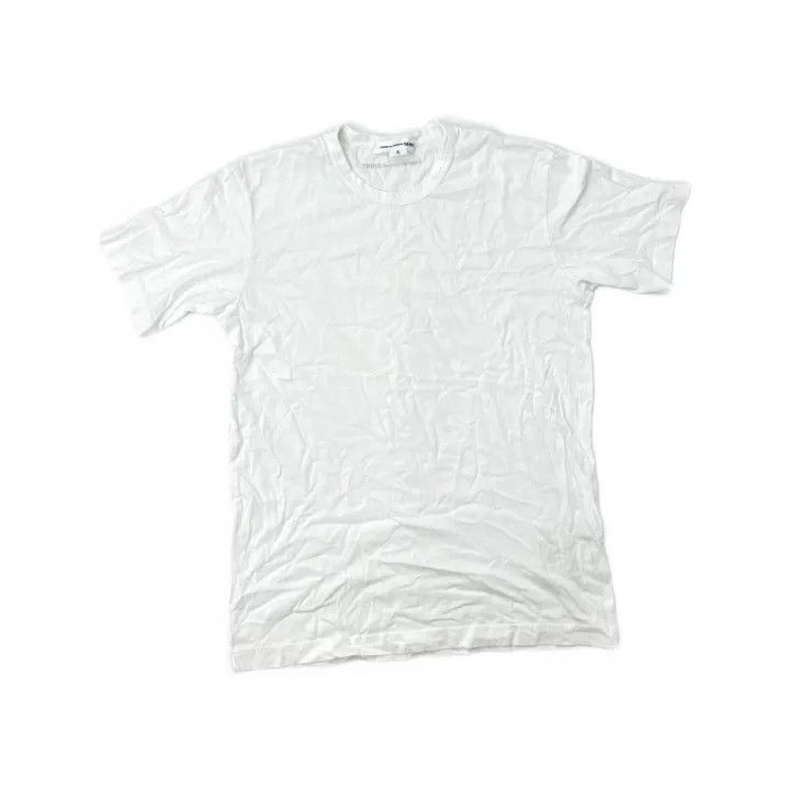 Comme des Garcons Comme des Garçons Plain White Short Sleeve T-Shirt 0079 Size US XL / EU 56 / 4 - 2 Thumbnail