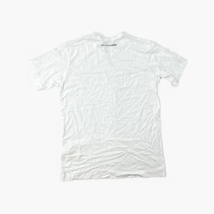 Comme des Garcons Comme des Garçons Plain White Short Sleeve T-Shirt 0079 Size US XL / EU 56 / 4 - 3 Thumbnail