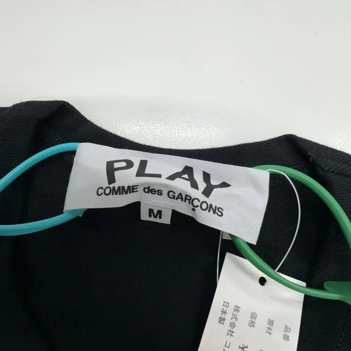 Comme des Garcons Comme des Garçons Play Black Heart Short Sleeve T-Shirt 0079 Size US M / EU 48-50 / 2 - 3 Thumbnail