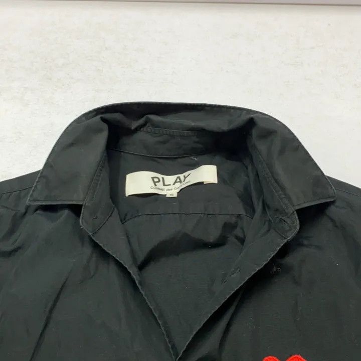 Comme des Garcons Comme des Garçons Play Black Long Sleeve Shirt 0079 Size US S / EU 44-46 / 1 - 6 Thumbnail