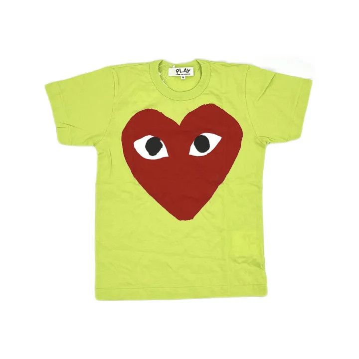 Comme des Garcons Comme des Garçons Play Red Heart Short Sleeve T-Shirt 0079 Size US M / EU 48-50 / 2 - 2 Thumbnail