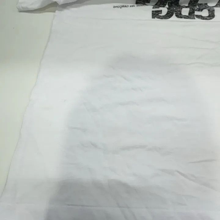 Comme des Garcons Comme des Garcons Logo Print White T-Shirt 0079 Size US XXL / EU 58 / 5 - 6 Thumbnail
