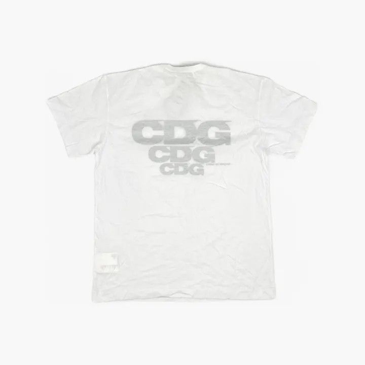 Comme des Garcons Comme des Garcons Logo Print White T-Shirt 0079 Size US XXL / EU 58 / 5 - 2 Thumbnail