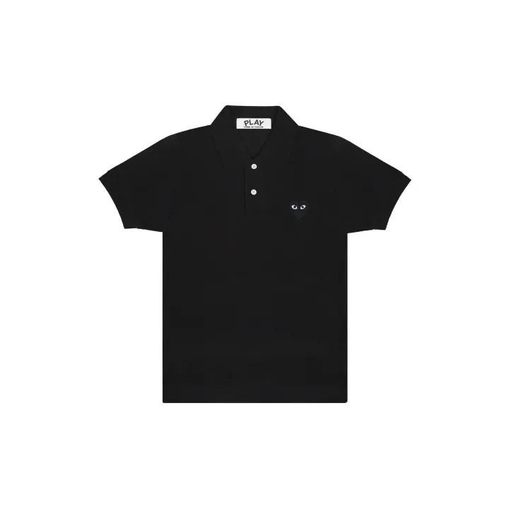 Comme des Garcons Comme des Garçons Play Black Casual Polo Shirt 0079 Size US XXS / EU 40 - 2 Thumbnail