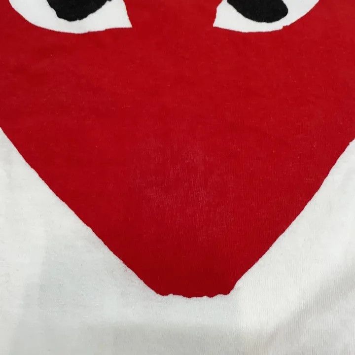 Comme des Garcons PLAY Comme des Garçons Play Red Heart Print T-Shirt 0079 Size US S / EU 44-46 / 1 - 6 Thumbnail