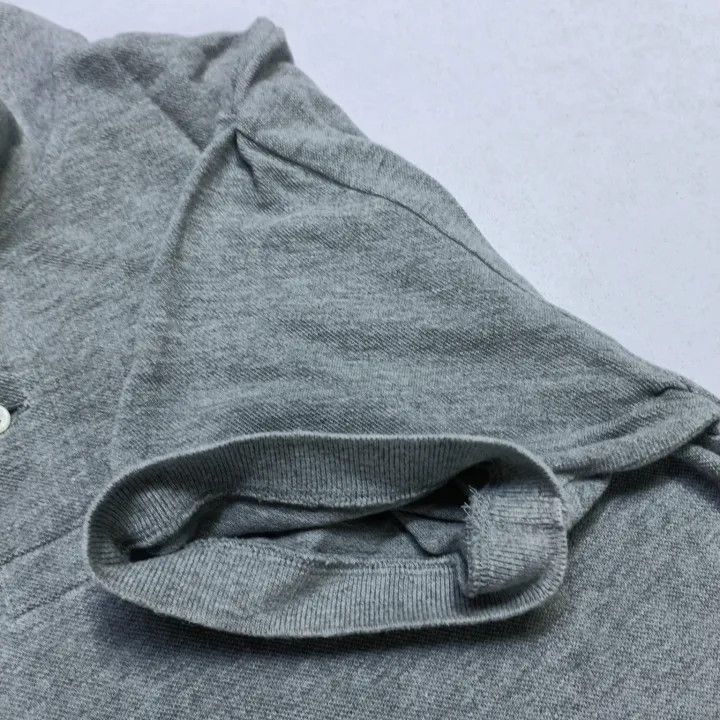 Comme des Garcons Comme des Garçons Play Gray Heart Logo Polo Shirt 0079 Size US XL / EU 56 / 4 - 10 Thumbnail