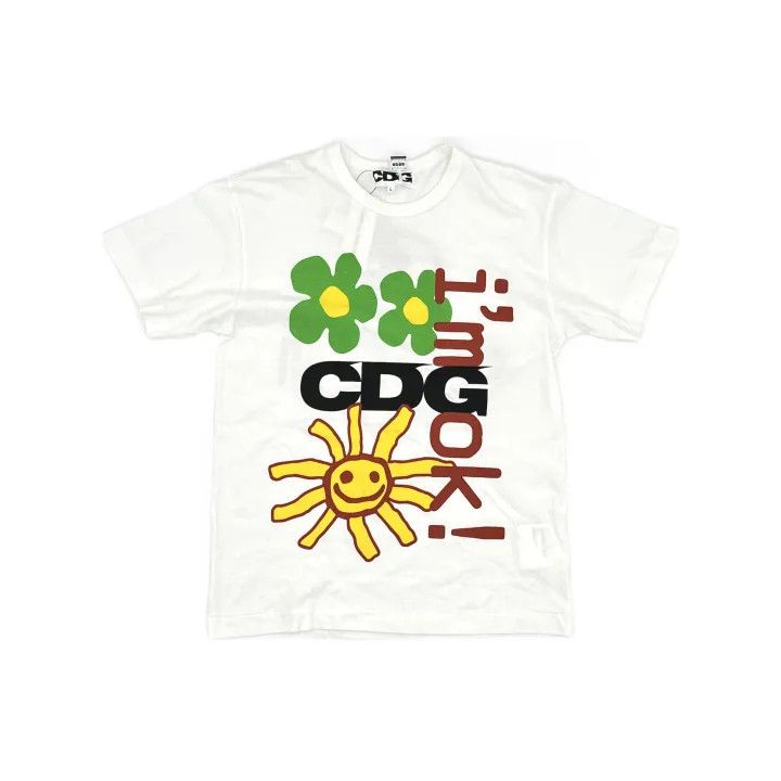 Comme des Garcons CDG Sunflower Short Sleeve T-Shirt 0079 Size US L / EU 52-54 / 3 - 2 Thumbnail