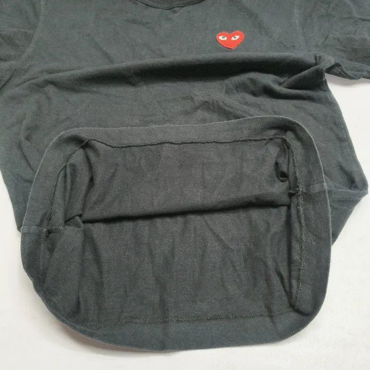 Comme des Garcons Comme des Garçons Play Black Heart Short Sleeve T-Shirt 0079 Size US M / EU 48-50 / 2 - 9 Thumbnail