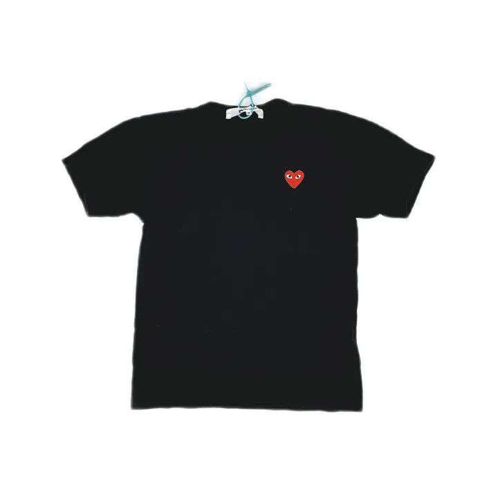 Comme des Garcons Comme des Garçons Play Black Heart Short Sleeve T-Shirt 0079 Size US M / EU 48-50 / 2 - 2 Thumbnail