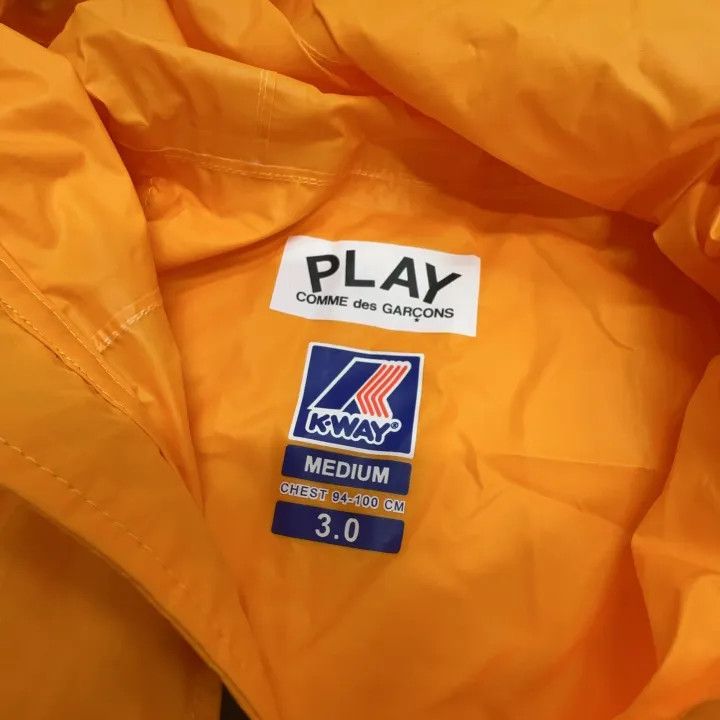 Comme des Garcons Comme des Garcons Play x K-Way Orange Jacket 0079 Size US M / EU 48-50 / 2 - 2 Thumbnail