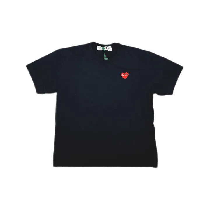 Comme des Garcons Comme des Garcons Play Black Short Sleeve T-Shirt 0079 Size US XL / EU 56 / 4 - 2 Thumbnail