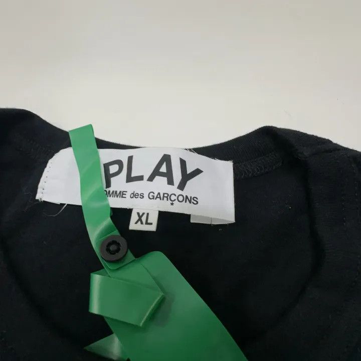 Comme des Garcons Comme des Garcons Play Black Short Sleeve T-Shirt 0079 Size US XL / EU 56 / 4 - 4 Thumbnail