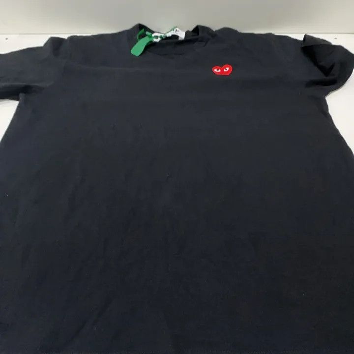 Comme des Garcons Comme des Garcons Play Black Short Sleeve T-Shirt 0079 Size US XL / EU 56 / 4 - 6 Thumbnail