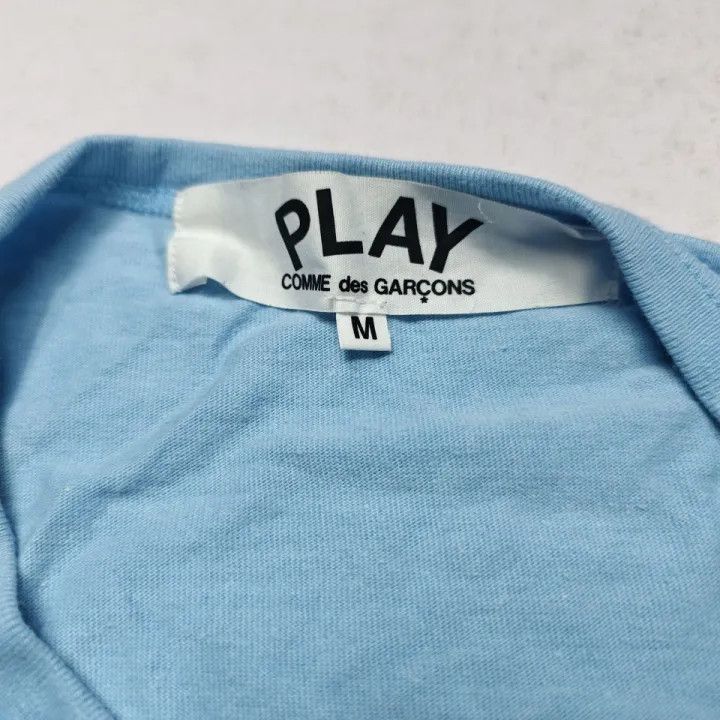 Comme des Garcons Comme des Garçons PLAY Red Heart Embroidery T-Shirt 0079 Size US M / EU 48-50 / 2 - 4 Thumbnail