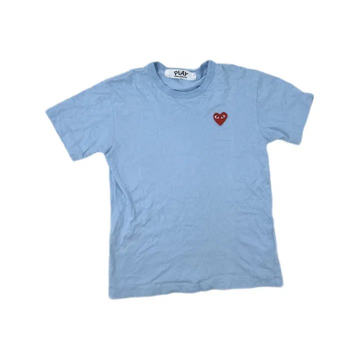 Comme des Garcons Comme des Garçons PLAY Red Heart Embroidery T-Shirt 0079 Size US M / EU 48-50 / 2 - 2 Thumbnail