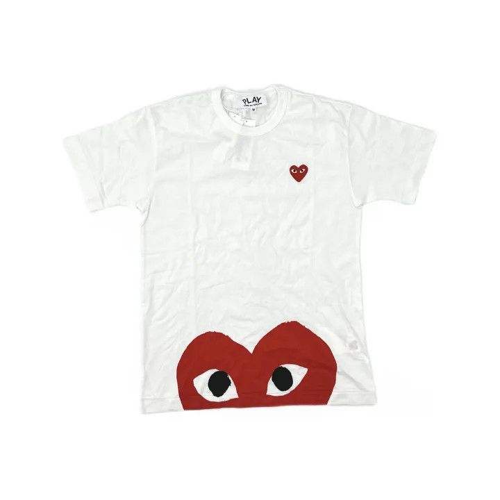 Comme des Garcons Comme des Garçons Play Heart Print T-Shirt 0079 Size US M / EU 48-50 / 2 - 2 Thumbnail