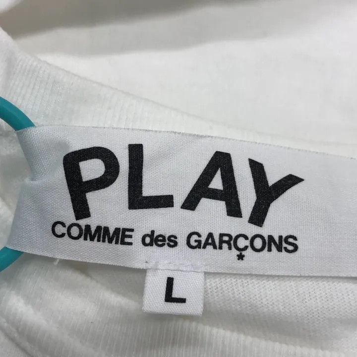 Comme des Garcons Comme Des Garçons Play Red Heart Short Sleeve Tee 0079 Size US L / EU 52-54 / 3 - 2 Thumbnail