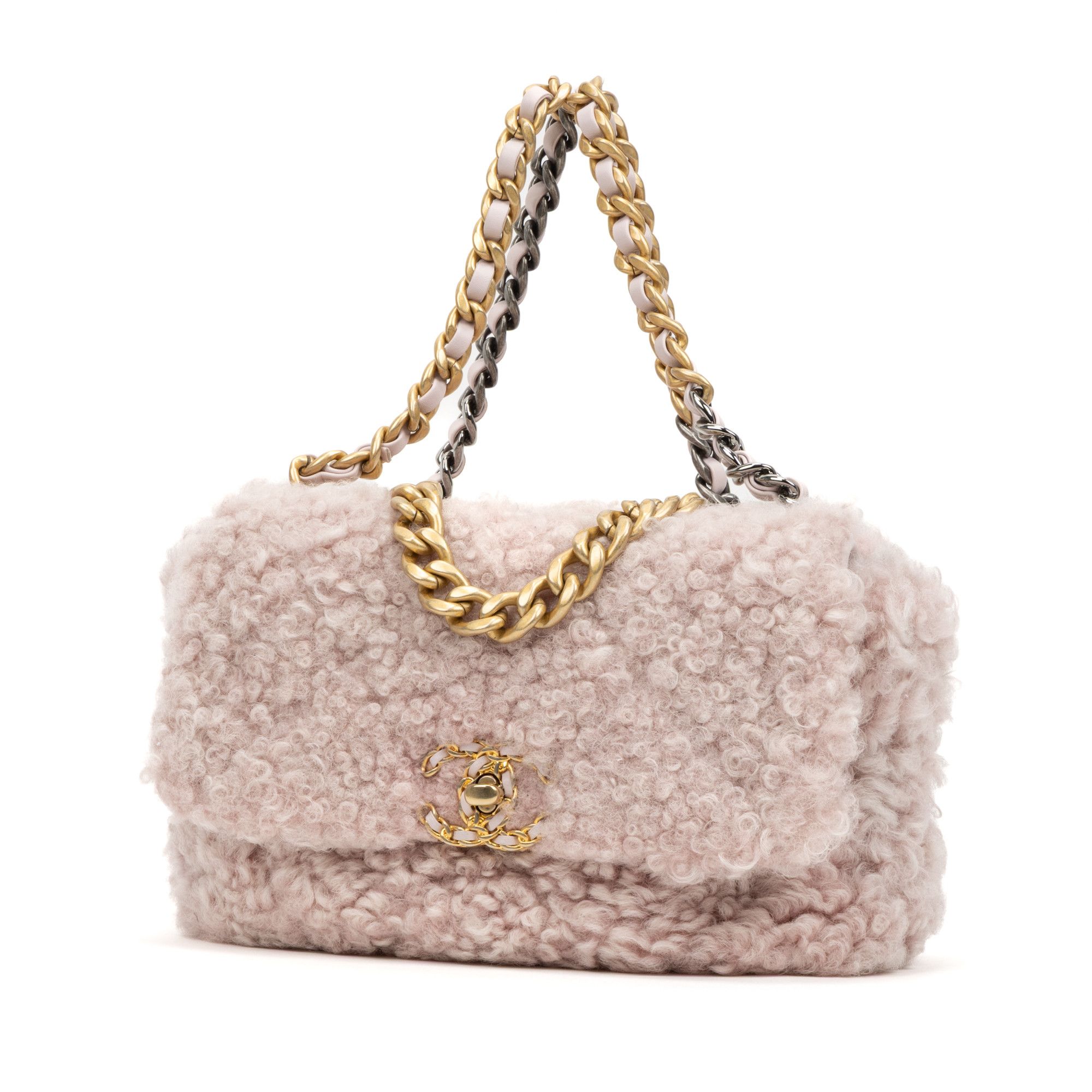 Chanel Rare Shearling 19 Classic Flap Size ONE SIZE - 3 Thumbnail