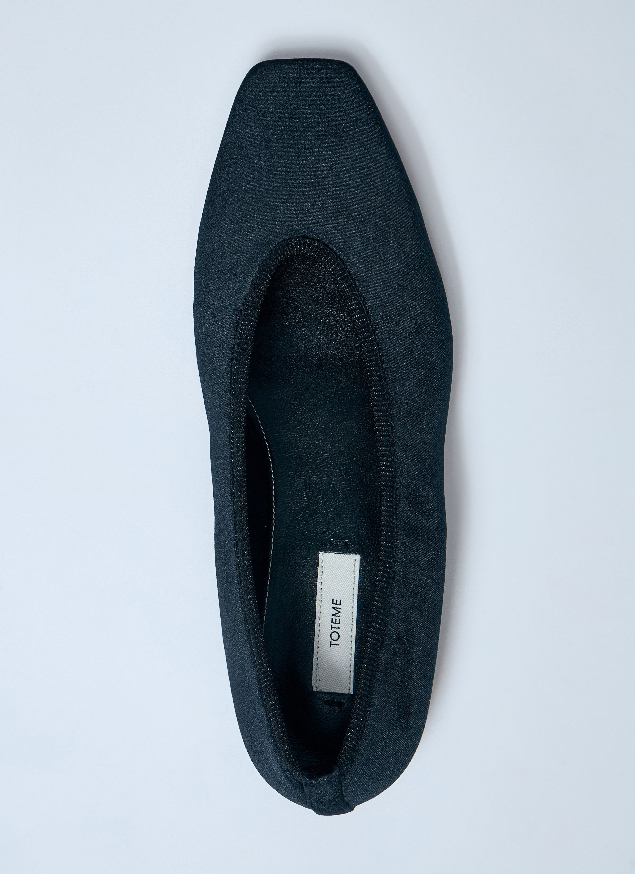 Toteme Minimalist Velvet Ballerina Flats Size US 6 / IT 36 - 5 Thumbnail