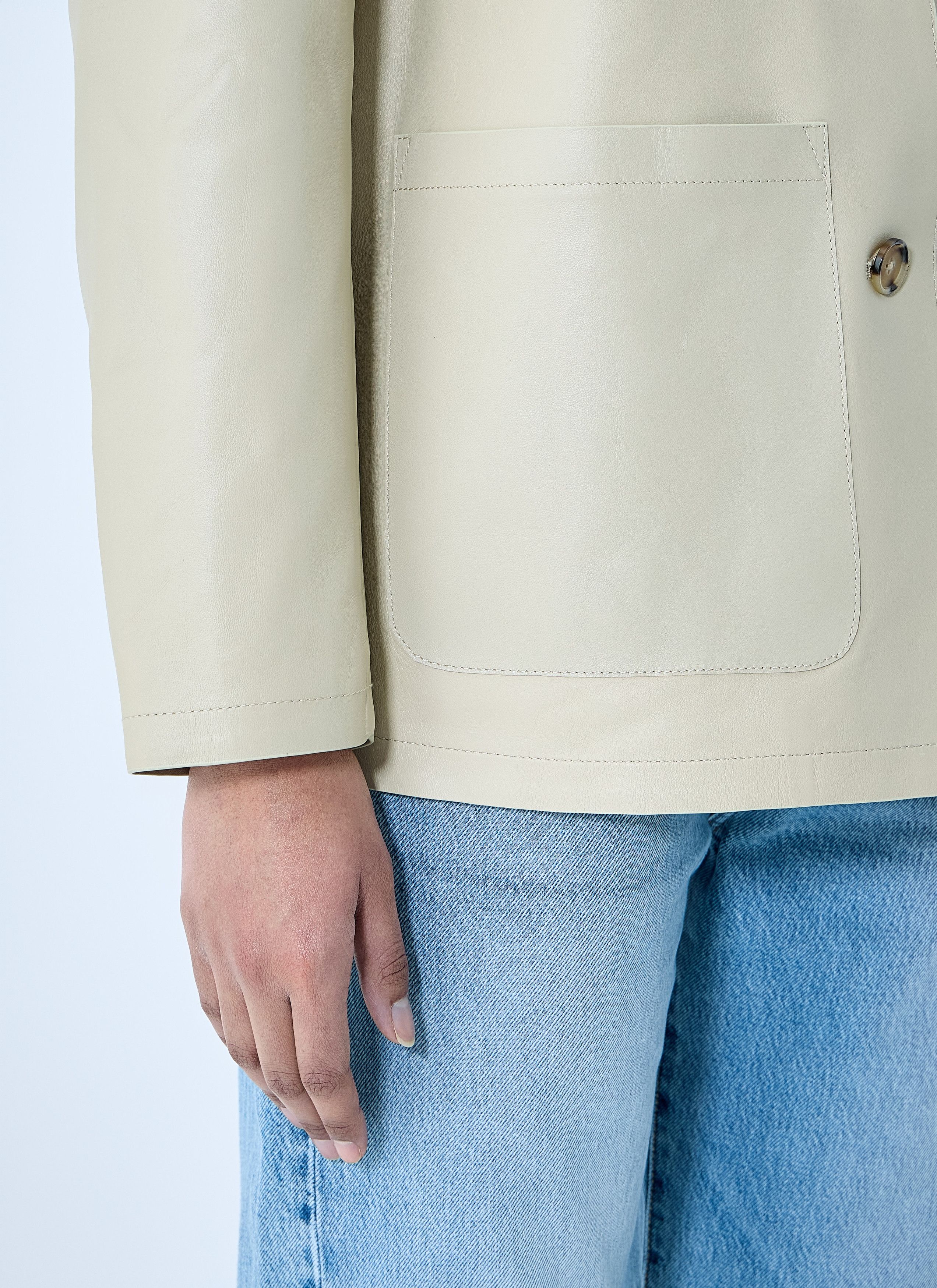 Toteme Clean Leather Blazer Size M / US 6-8 / IT 42-44 - 6 Thumbnail