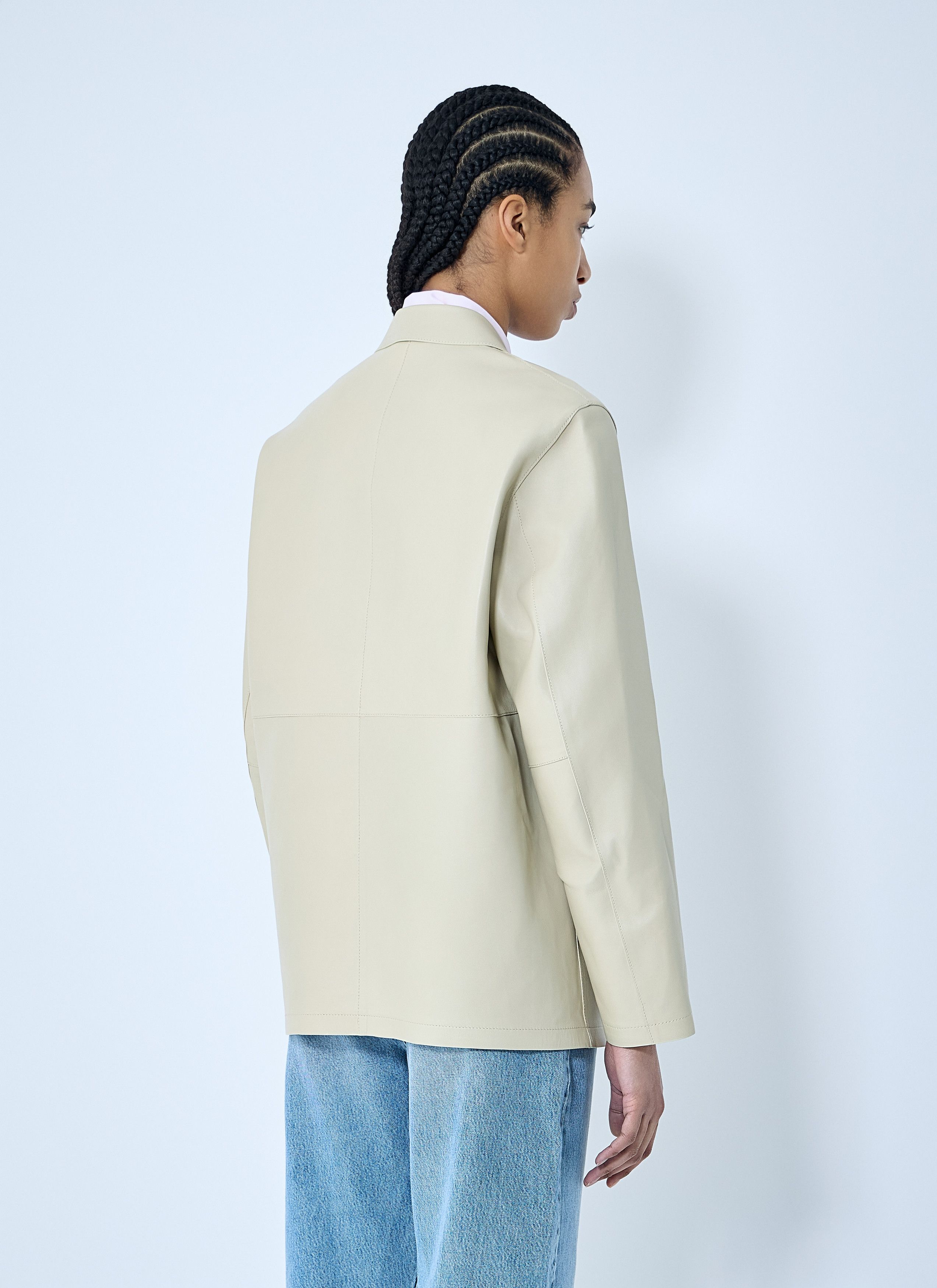 Toteme Clean Leather Blazer Size M / US 6-8 / IT 42-44 - 4 Thumbnail