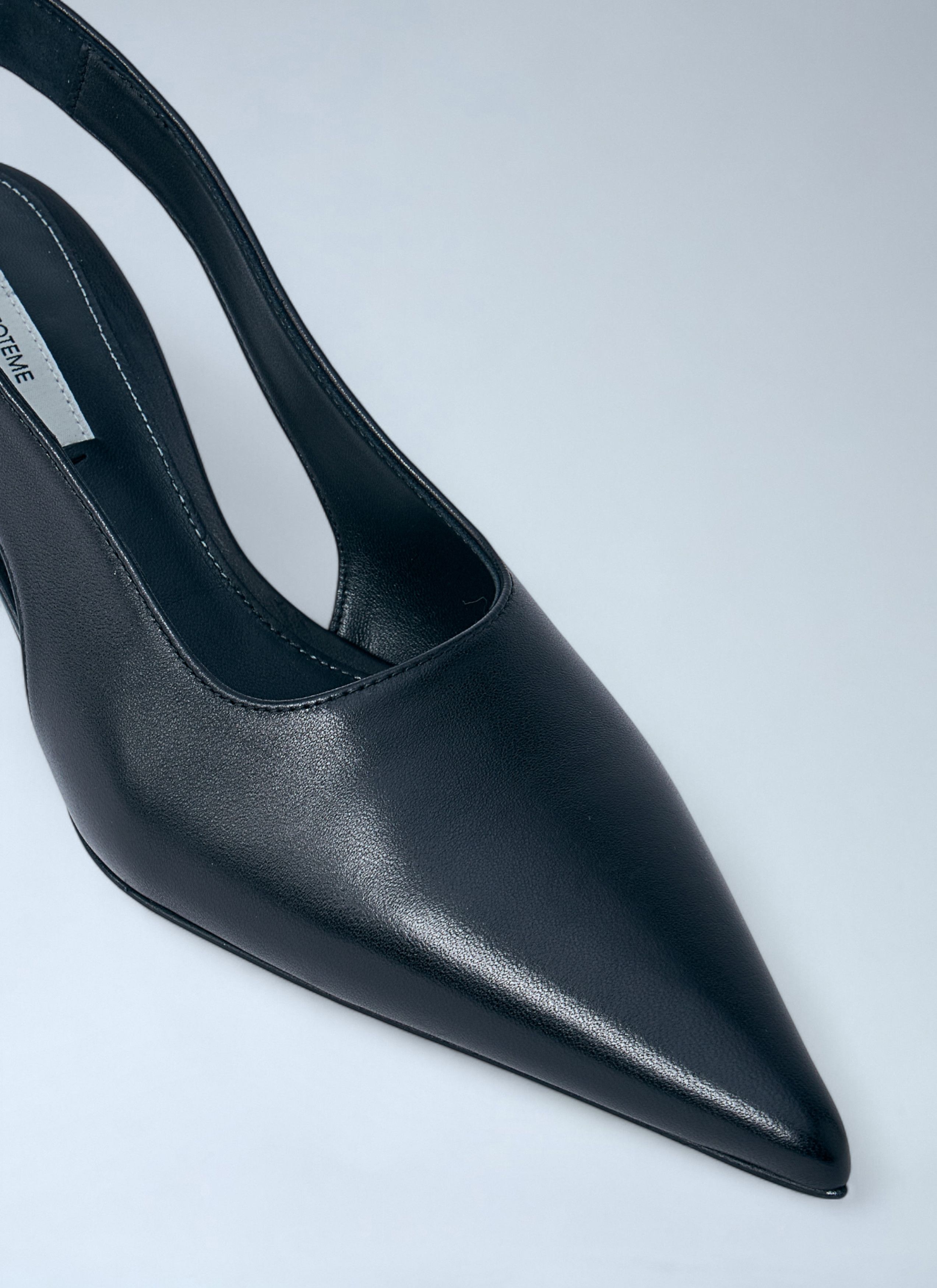 Toteme Classic Leather Slingback Heels Size US 6 / IT 36 - 3 Thumbnail