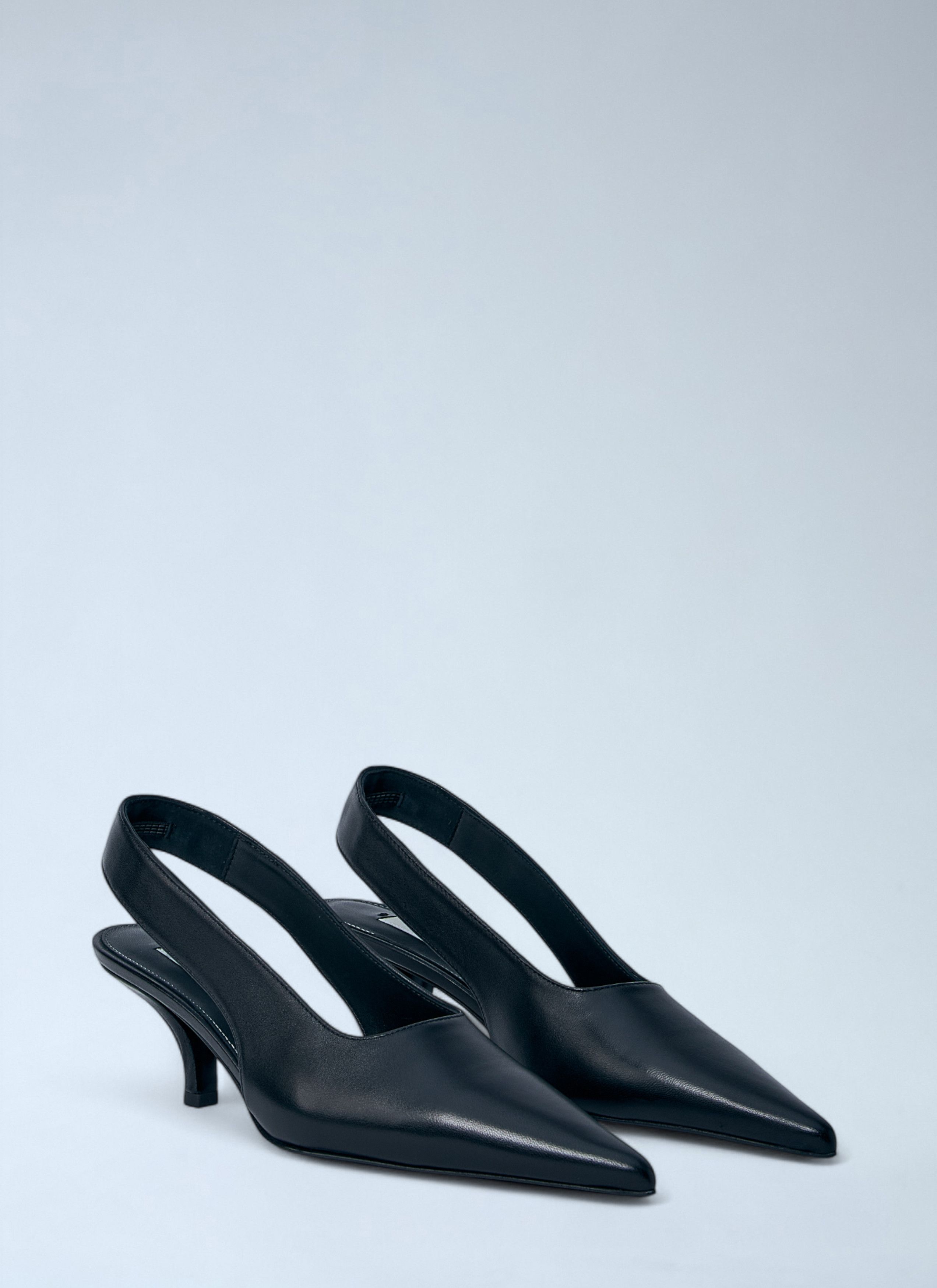 Toteme Classic Leather Slingback Heels Size US 10 / IT 40 - 2 Thumbnail