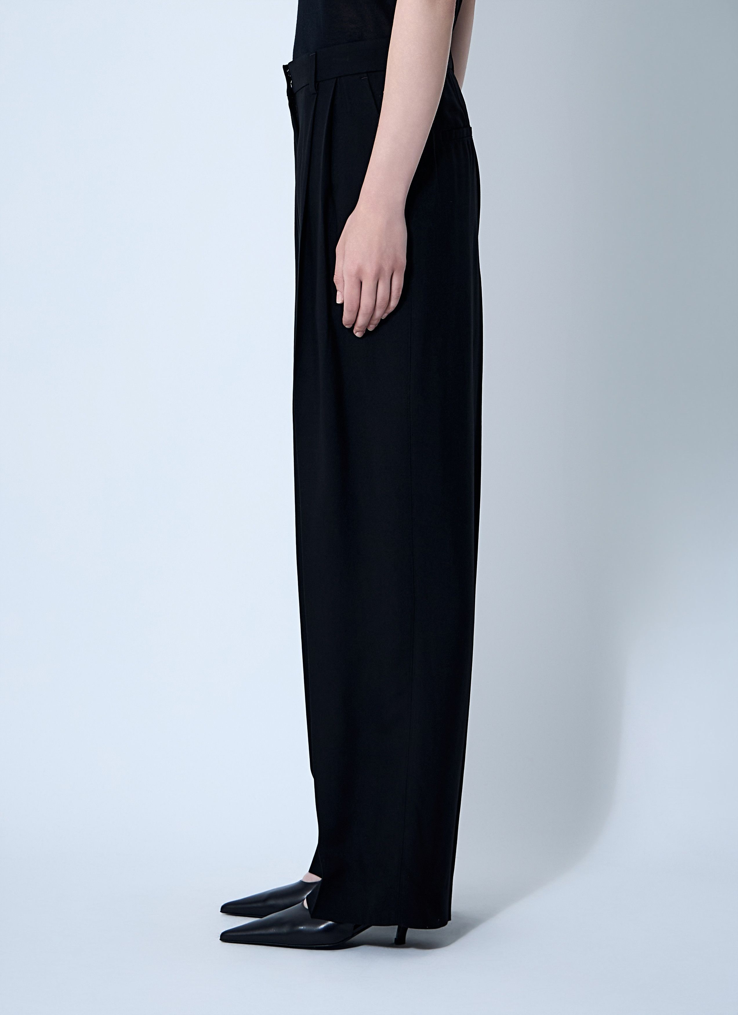 Toteme Double-Pleat Fluid Pants Size 27" / US 4 / IT 40 - 3 Thumbnail