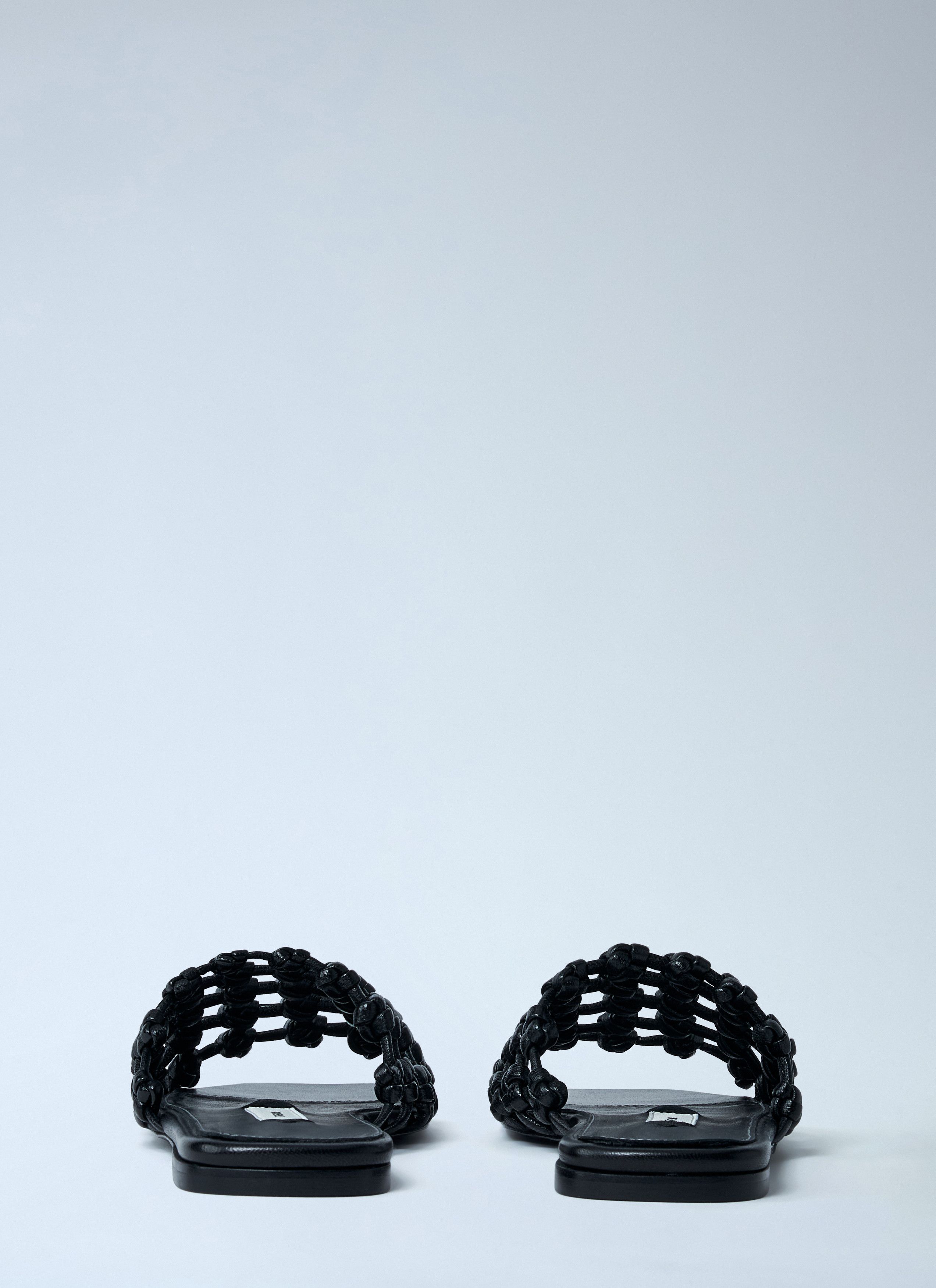 Toteme Braided Leather Slides Size US 7 / IT 37 - 5 Thumbnail