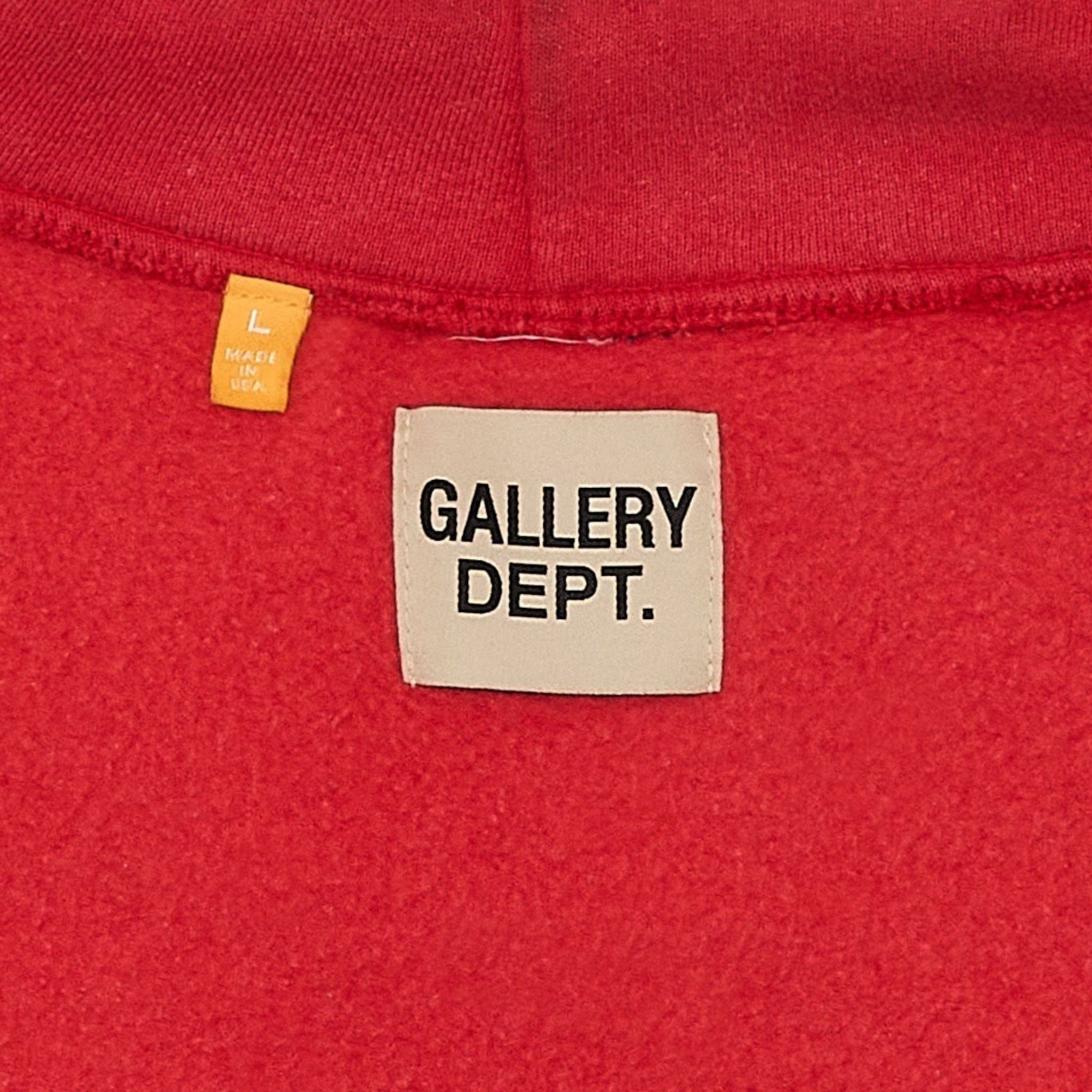 Gallery Dept. Gallery Department Vintage GD French Logo Hooded Sweatshirt Size US L / EU 52-54 / 3 - 5 Thumbnail