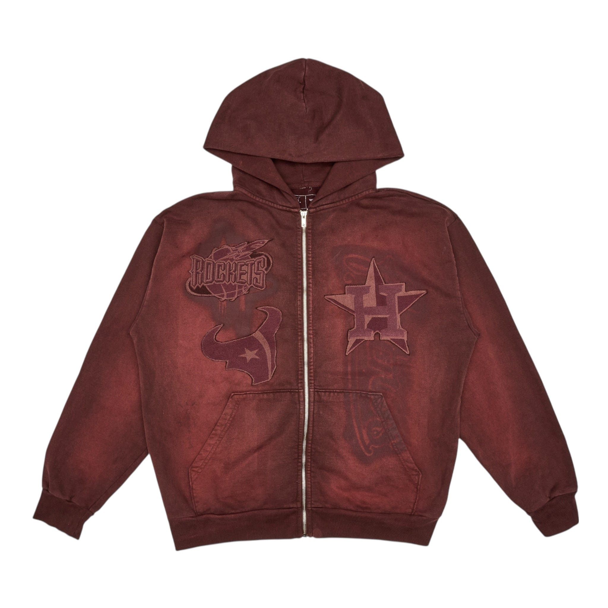 Travis Scott Fanatics Fest Houston Teams Zip Up Hooded Sweat