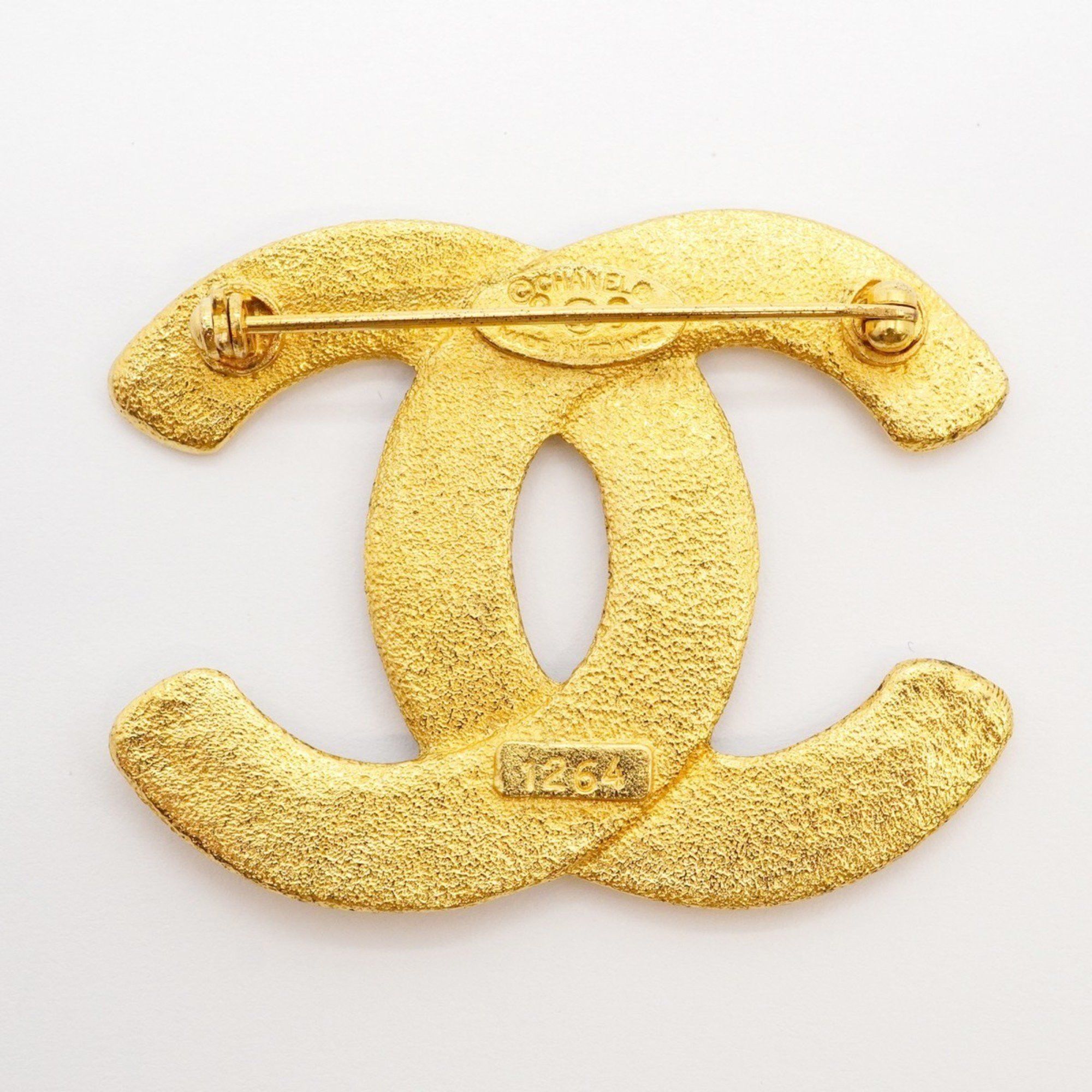 Chanel Chanel Coco Mark brooch Size ONE SIZE - 2 Thumbnail
