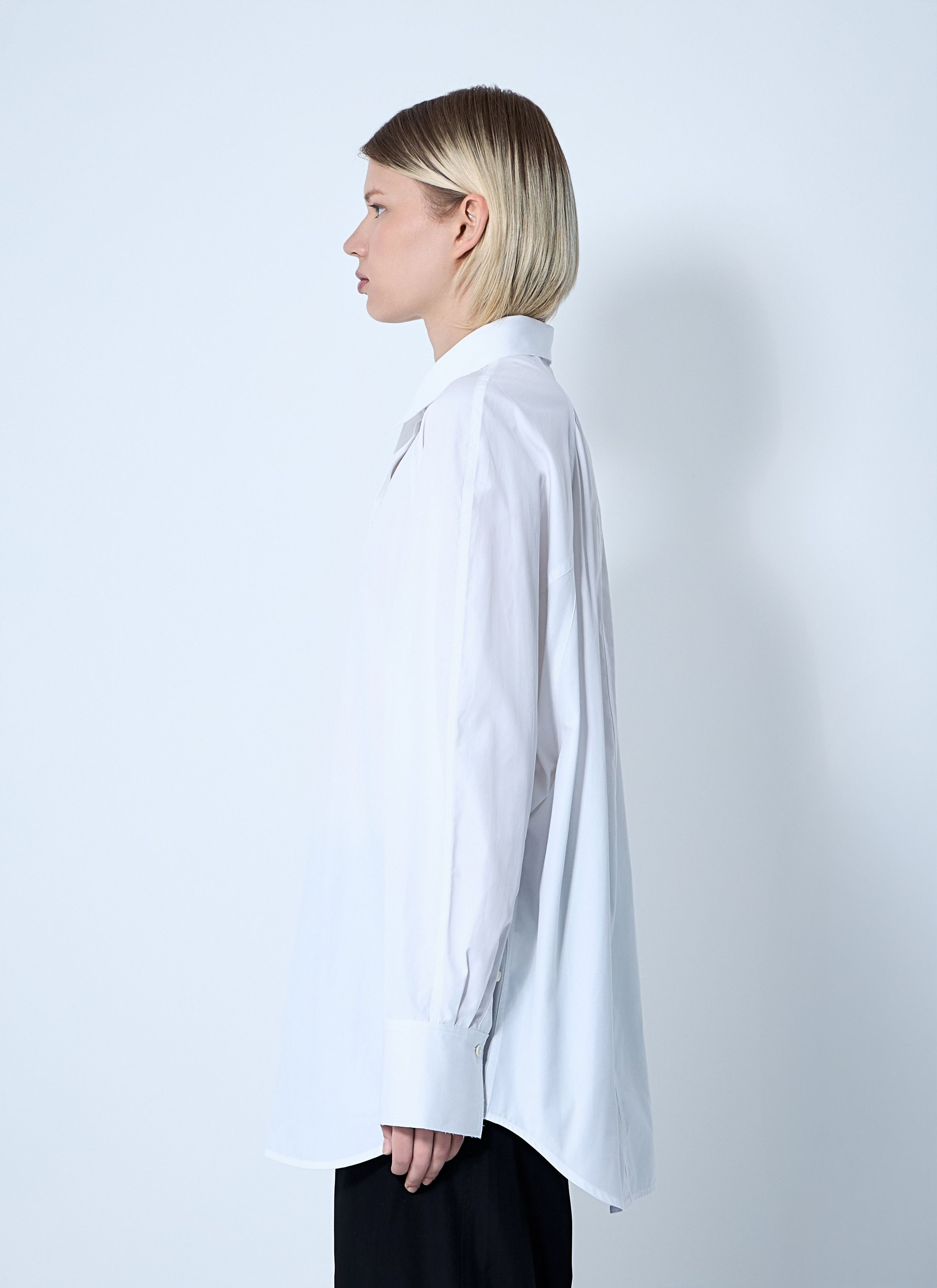 Toteme Raw Raglan Shirt Size L / US 10 / IT 46 - 3 Thumbnail