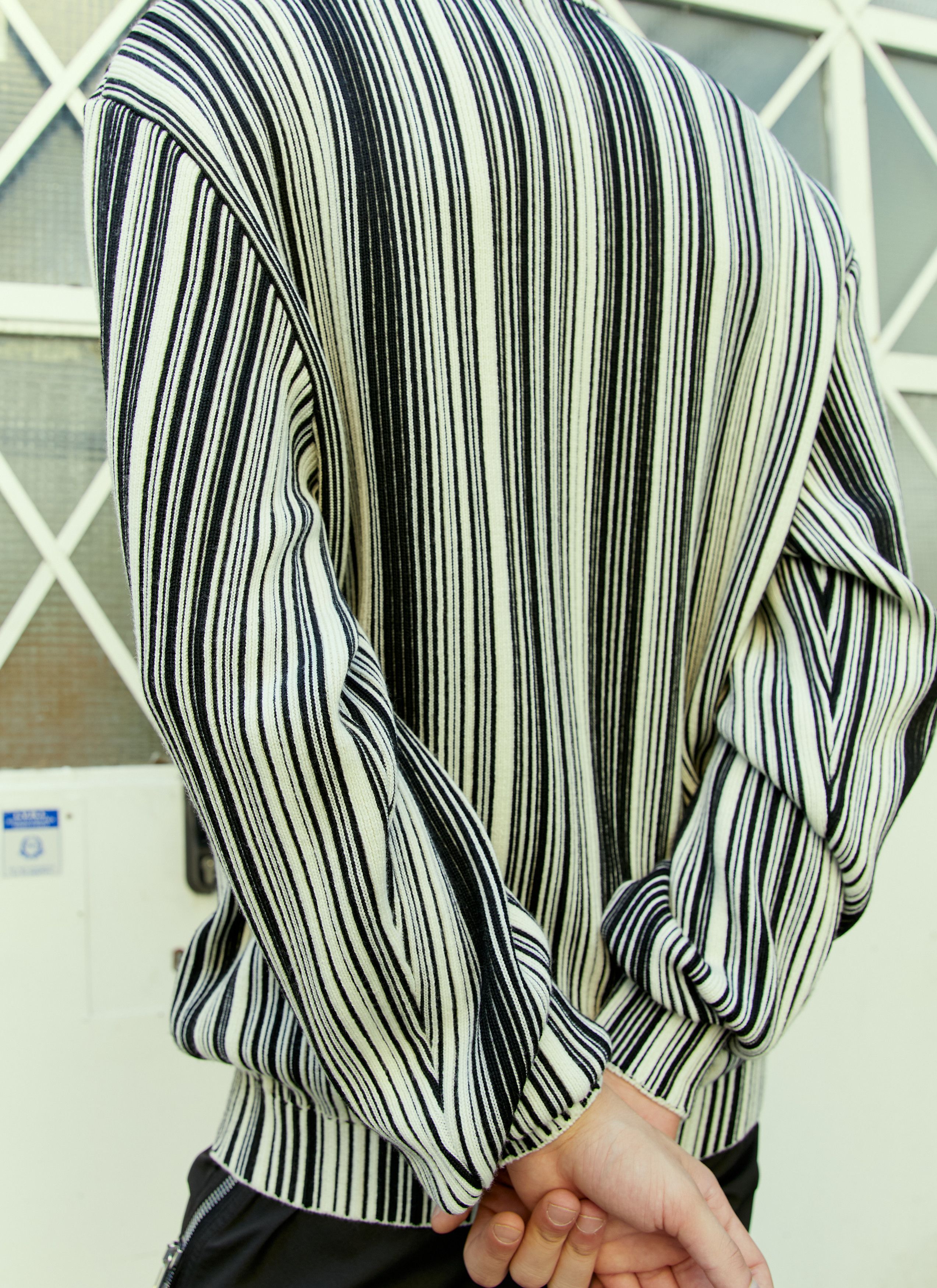 VTMNTS Glitched Knitted Sweater Size M / US 6-8 / IT 42-44 - 6 Thumbnail