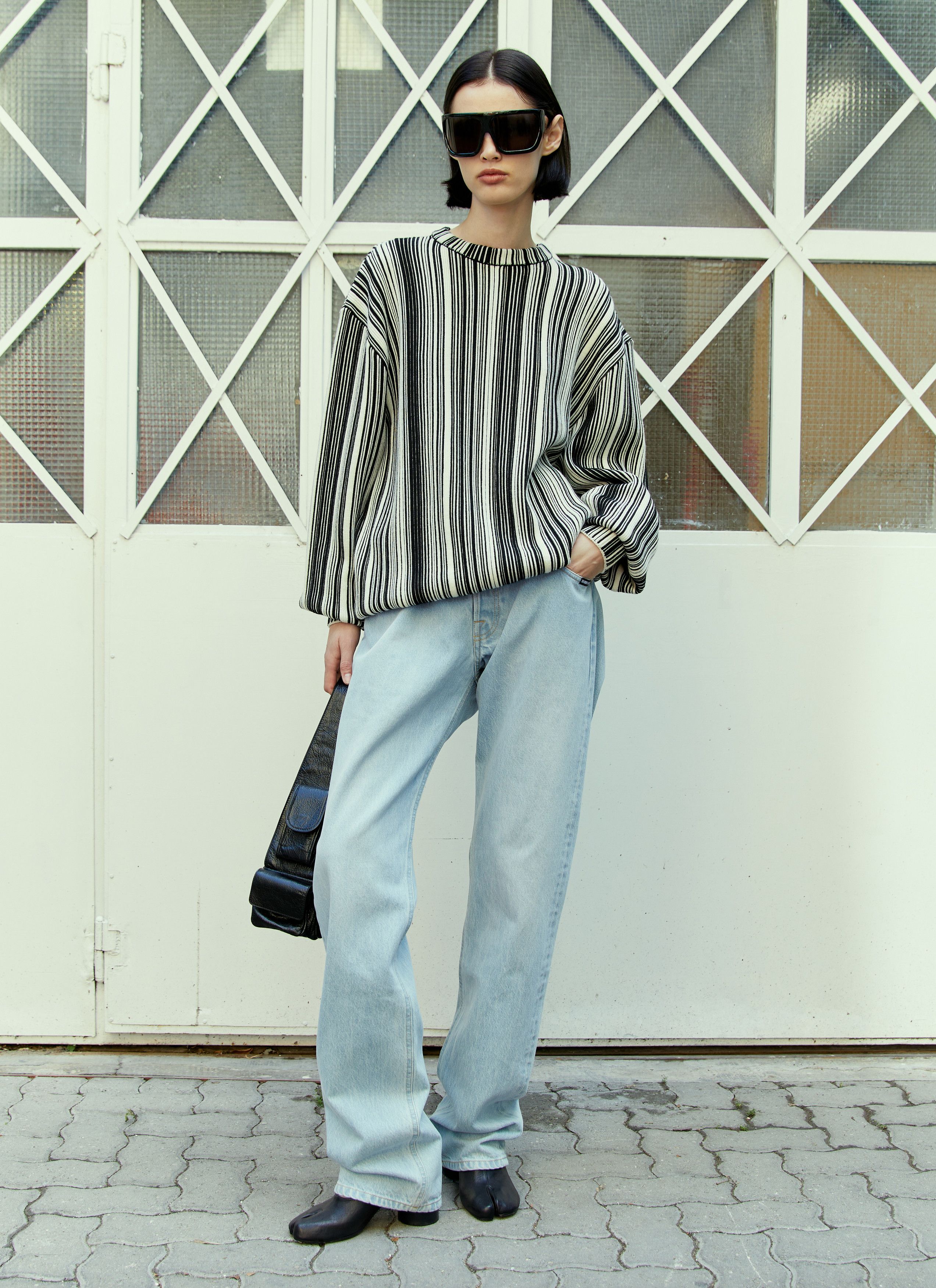VTMNTS Glitched Knitted Sweater Size M / US 6-8 / IT 42-44 - 7 Thumbnail