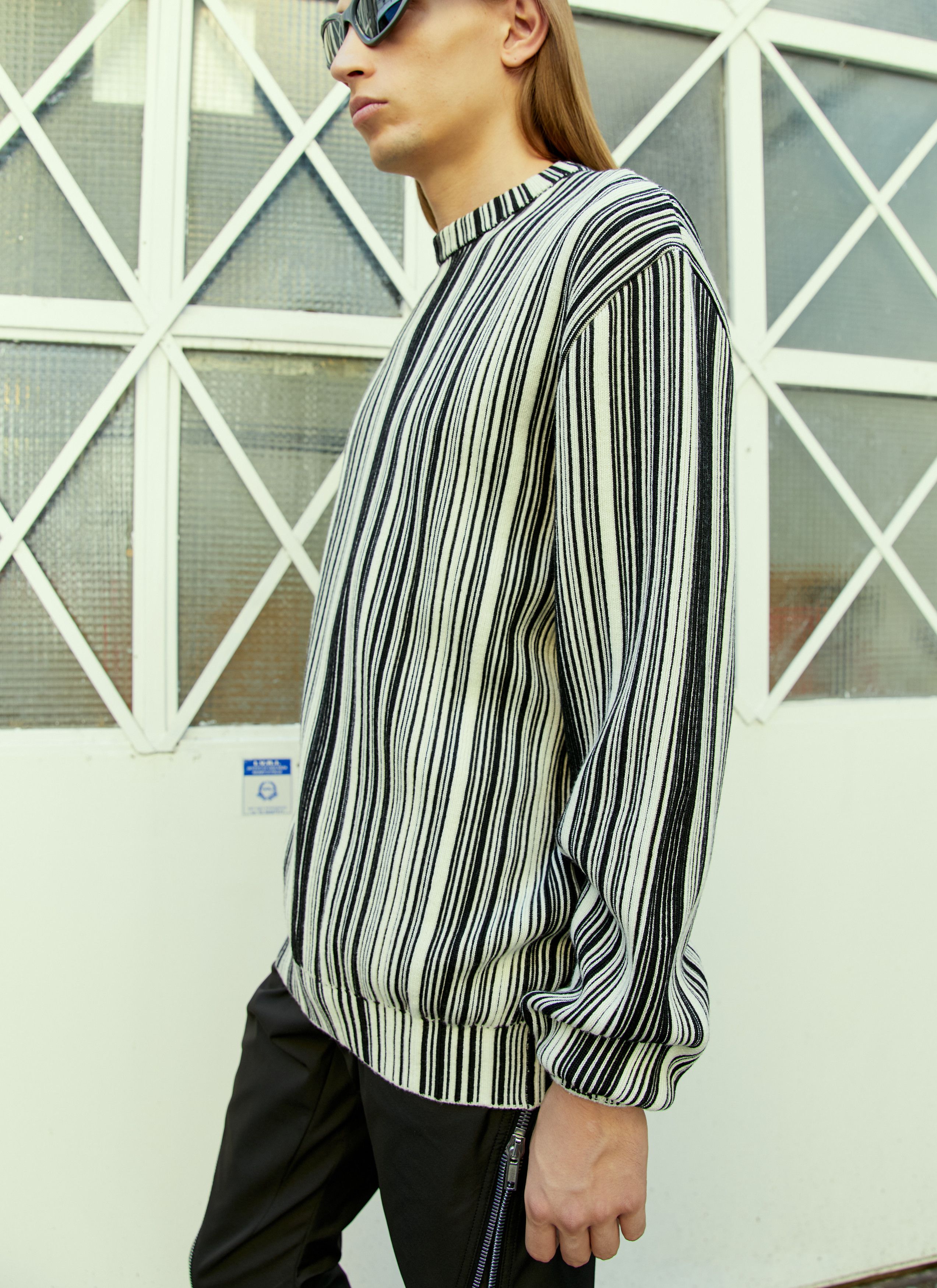 VTMNTS Glitched Knitted Sweater Size US M / EU 48-50 / 2 - 5 Thumbnail