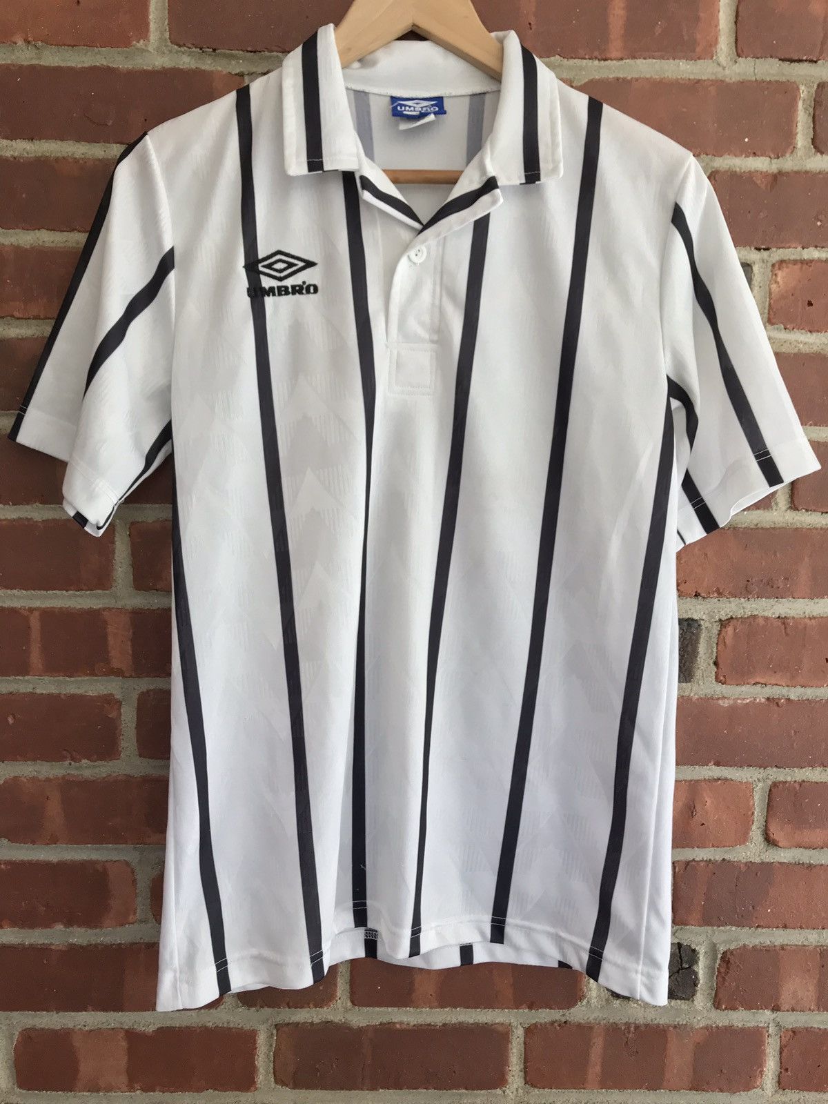 Umbro Vintage Umbro Striped Referee Polo | Grailed