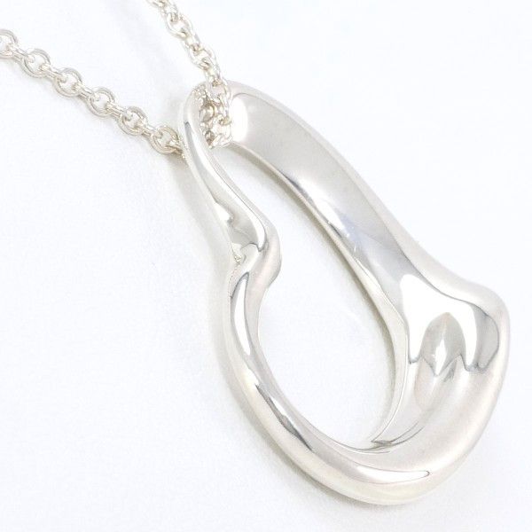 Tiffany & Co. Tiffany & Co. Tiffany Open Heart Silver Necklace Metal Necklace Size ONE SIZE - 2 Thumbnail