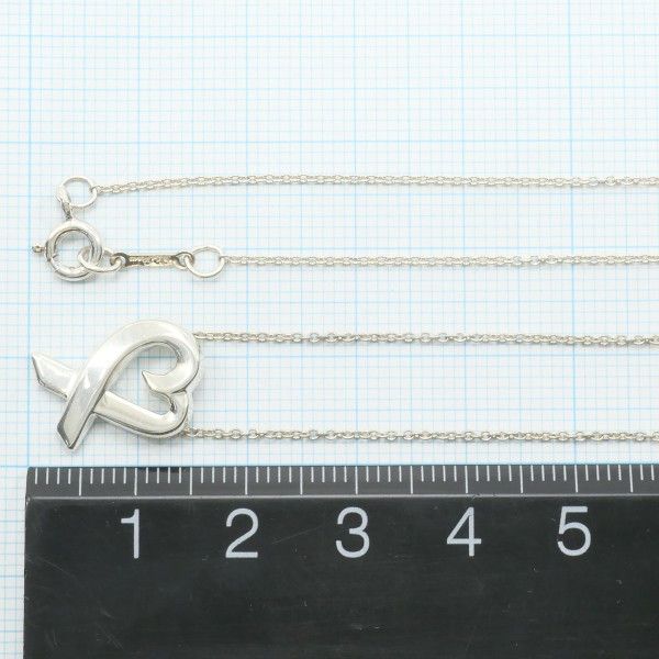 Tiffany & Co. Tiffany & Co. Tiffany Loving Heart 925 Silver Necklace Metal Necklace Size ONE SIZE - 5 Thumbnail