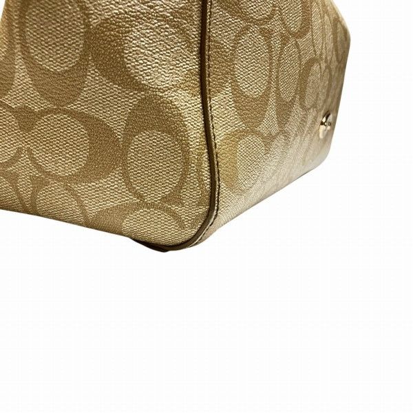 Coach Coach Coach Signature PVC 2way Bag Leather Shoulder Bag F34899 Size ONE SIZE - 8 Thumbnail