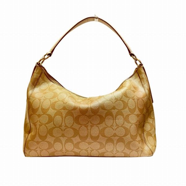 Coach Coach Coach Signature PVC 2way Bag Leather Shoulder Bag F34899 Size ONE SIZE - 2 Thumbnail