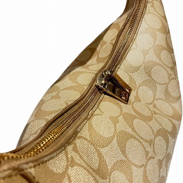 Coach Coach Coach Signature PVC 2way Bag Leather Shoulder Bag F34899 Size ONE SIZE - 7 Thumbnail